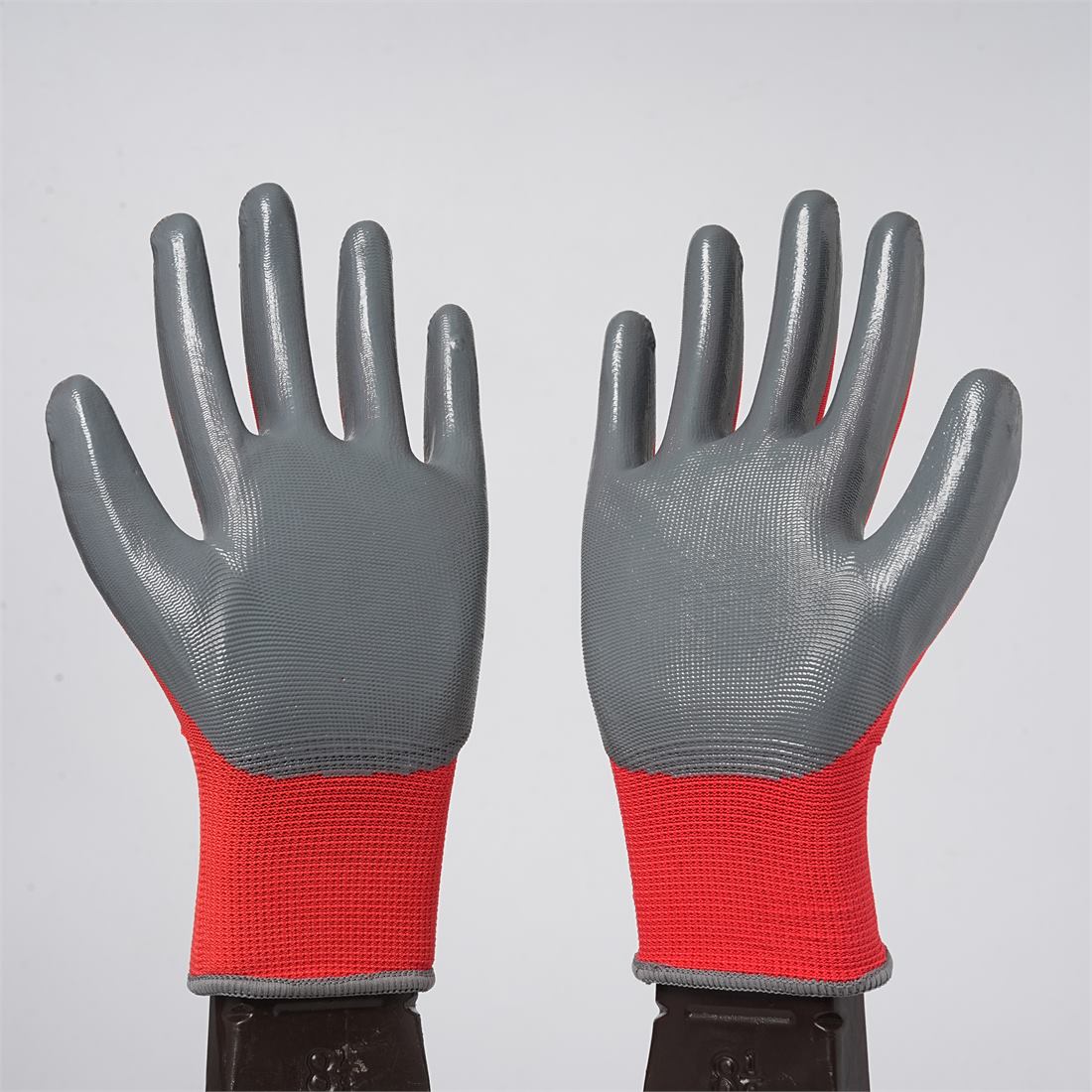 13 Gauge Nitrile Dipped Gloves View 2