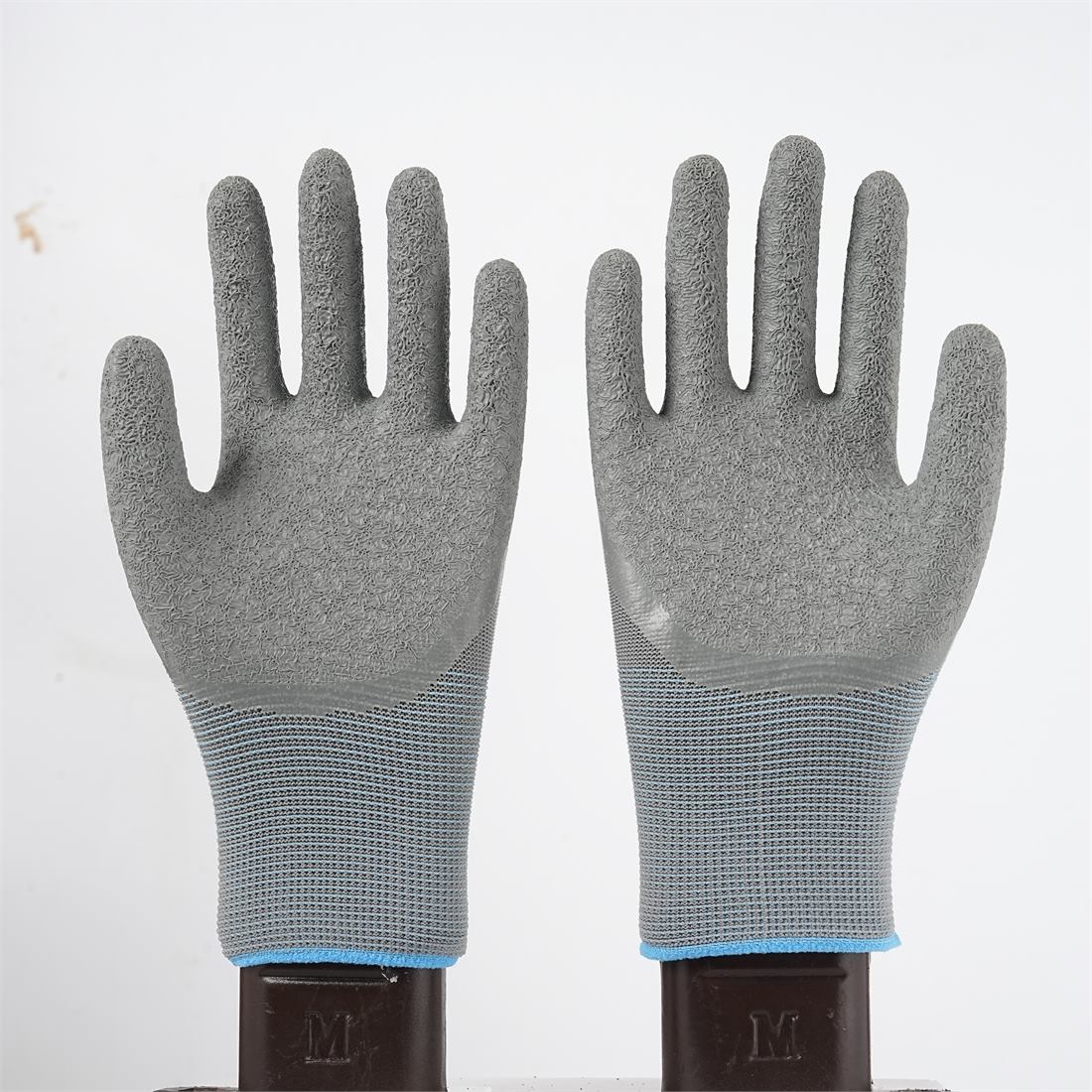 13 Gauge 3/4 Dipped Latex Crinkle Gloves View 1