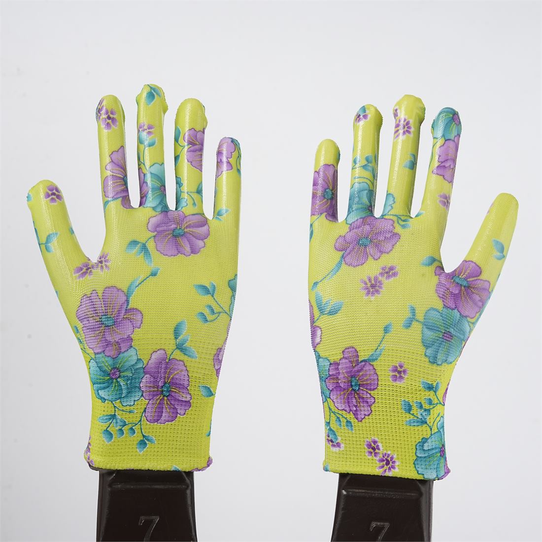 Patterned Nitrile Dipped Gloves View 10