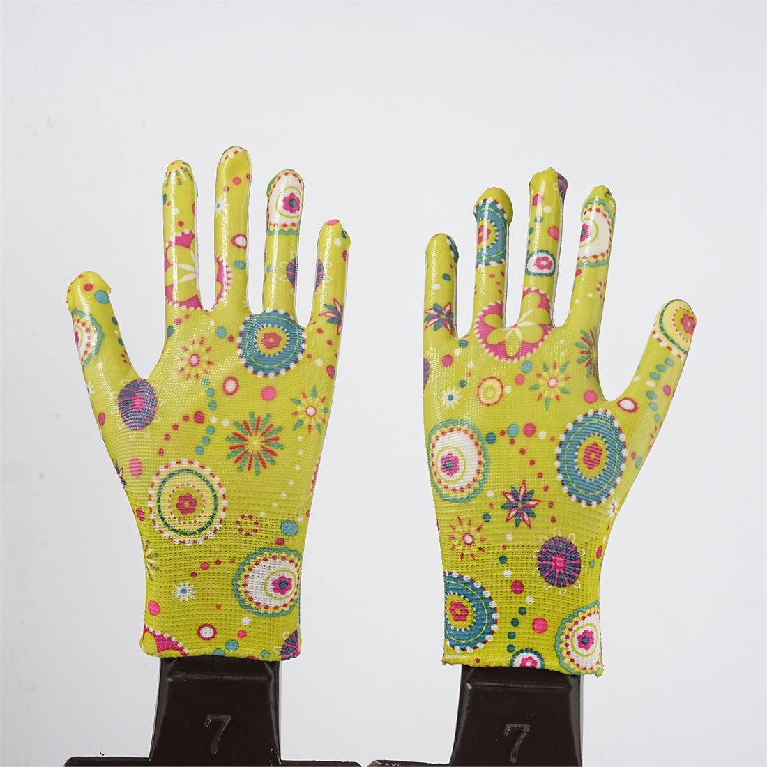 Patterned Nitrile Dipped Gloves View 4