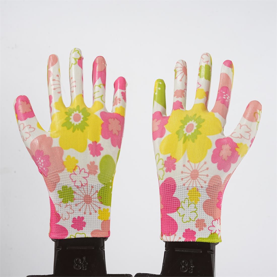 Patterned Nitrile Dipped Gloves View 9
